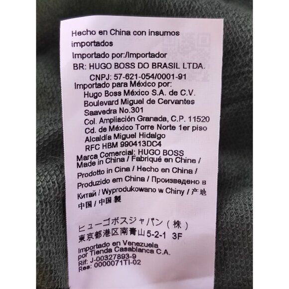 Hugo Boss Men's Green Full Zip Track Jacket Size S - Picture 6 of 11